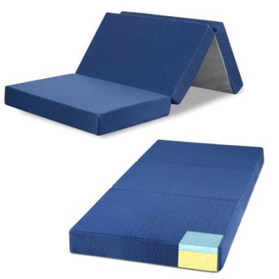 Walmart – GranRest 4” Tri Folding Memory Foam Mattress, Single size 75″ x 25″, Removable Cover Only $49.45 (Reg $74.00) + Free Shipping