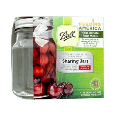 Walmart – Ball Regular Mouth Collection Elite Pint Glass Sharing Jars with Lids and Bands, 16 oz., 4 Count Only $5.99 (Reg $8.78) + Free Store Pickup