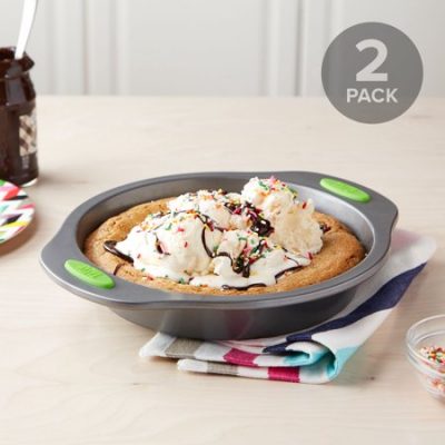 Walmart – Tasty 9″ Round Cake Pan with Green Silicone Handles, Set of 2 Only $9.62 (Reg $13.74) + Free Store Pickup