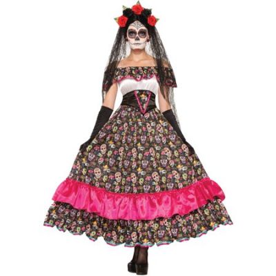 Walmart – Day of the Dead Spanish Lady Adult Halloween Costume Only $34.38 (Reg $36.59) + Free Store Pickup