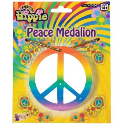 Walmart – Rainbow Peace Medallion Adult Halloween Accessory Only 4.28 (Reg $4.82) + Free Store Pickup