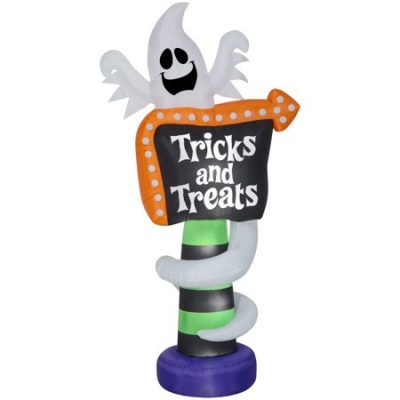 Walmart – Halloween Airblown Inflatable Ghost Trick-or-Treat Sign 8FT Tall by Gemmy Industries Only $49.00 (Reg $59.00) + Free 2-Day Shipping