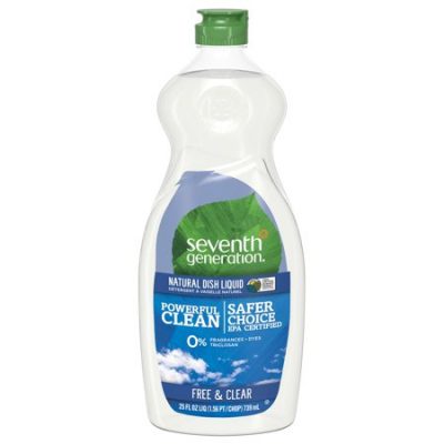 Walmart – Seventh Generation Free & Clear Fragrance Free Dish Liquid Soap, 25 oz Only $2.97 (Reg $3.82) + Free Store Pickup