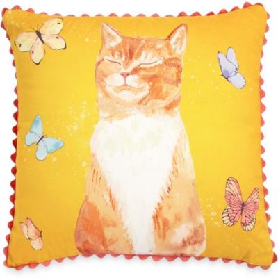 Walmart – The Pioneer Woman Butterfly Cat 18×18 Decorative Pillow Only $20.00 (Reg $24.88) + Free Store Pickup