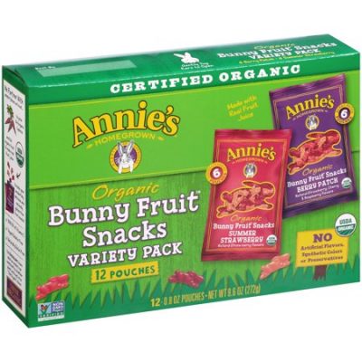 Walmart – Annie’s® Organic Bunny Fruit Snacks, Variety Pack, 9.6 Oz, 12 Ct Only $7.48 (Reg $8.48) + Free Store Pickup