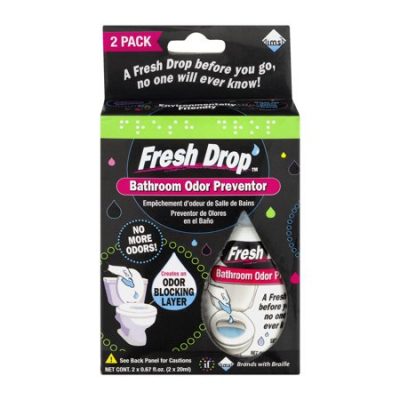 Walmart – Fresh Drop Bathroom Odor Preventor, 2 count Only $3.02 (Reg $4.47) + Free Store Pickup