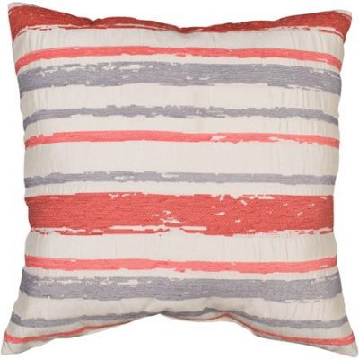 Walmart – Better Homes and Gardens Decorative Pillow, Coral Grey Stripe Only $11.54 ($24.99) + Free Store Pickup