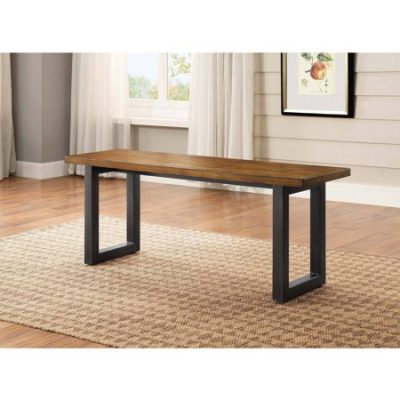 Walmart – Better Homes & Gardens Mercer Dining Bench, Vintage Oak Only $79.00 (Reg $89.00) + Free 2-Day Shipping