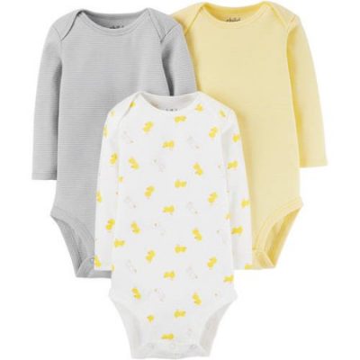 Walmart – Child of Mine by Carter’s Newborn Baby Neutral Long Sleeve Basic 3 Pack Bodysuit Only $5.50 (Reg $6.97) + Free Store Pickup