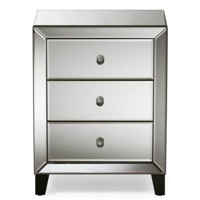 Walmart – Baxton Studio Chevron Modern and Contemporary Hollywood Regency Glamour Style Mirrored 3-Drawers Nightstand Bedside Table Only $199.74 (Reg $308.00) + Free Shipping