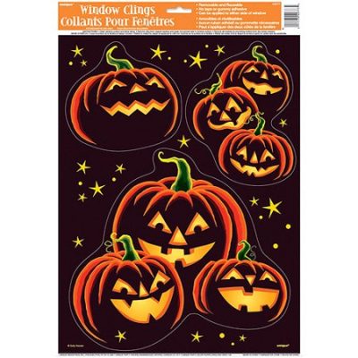 Walmart – Pumpkin Grin Halloween Window Cling Sheet, 1ct Only $1.08 (Reg $2.00)+ Free Store Pickup