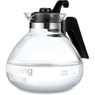 Walmart – 12-Cup Glass Stove Top Whistling Tea Kettle Only $9.36 (Reg $9.99) + Free Store Pickup