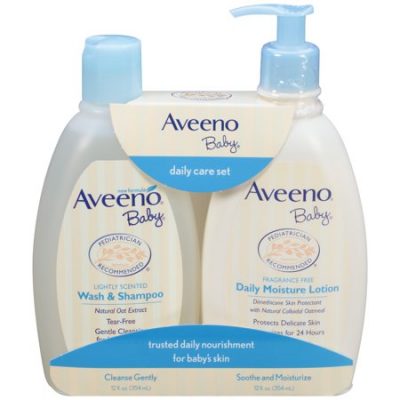 Walmart – Aveeno Baby Daily Care Set with Natural Oat Extract, 2 Items Only $13.99 (Reg $27.99) + Free Store Pickup