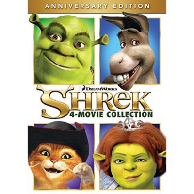 Walmart – Shrek 4-Movie Collection (Anniversary Edition) (DVD) Only $15.00 (Reg $24.96) + Free Store Pickup