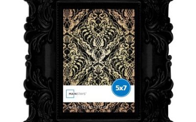 Walmart – Mainstays 5×7 Chunky Baroque Picture Frame, Black Only $5.84 (Reg $7.99) + Free Store Pickup