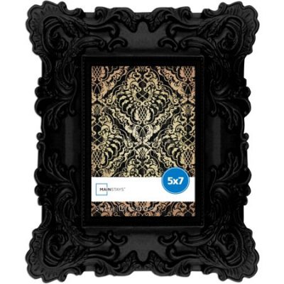 Walmart – Mainstays 5×7 Chunky Baroque Picture Frame, Black Only $5.84 (Reg $7.99) + Free Store Pickup