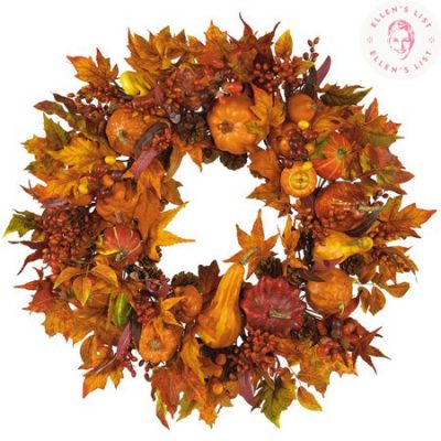 Walmart – 28″ Harvest Wreath Only $64.99 (Reg $80.99) + Free Store Pickup