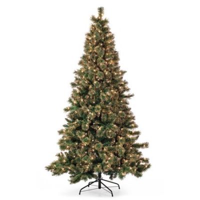 Walmart – Belham Living 7.5ft Pre-Lit Gold Dusted Artificial Christmas Tree with Clear Lights Only $99.98 (Reg $240.00) + Free Shipping