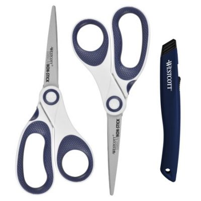 Walmart – Westcott 2 Pack 8″ Titanium Nonstick Scissors and Ceramic Safety Box Cutter Only $10.47 (Reg $16.97) + Free Store Pickup