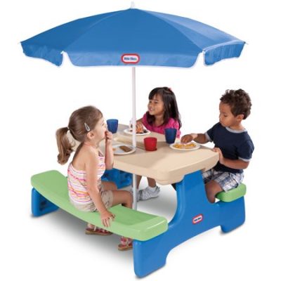 Walmart – Little Tikes Easy Store Picnic Table with Umbrella Only $42.49 (Reg $89.99) + Free 2-Day Shipping