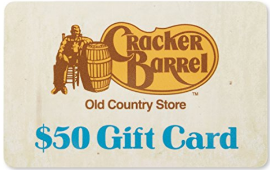 Cracker Barrel – Buy One $50 Gift Card, Get One $50 Gift Card Free