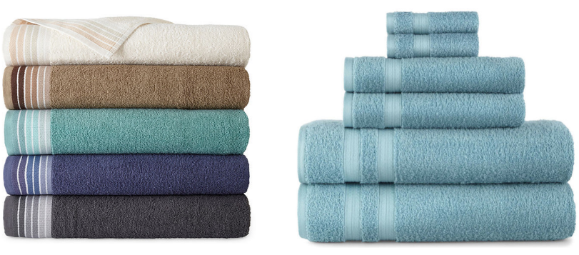 JCPenney.com – Home Expressions 27×52 Ombre Stripe OR Solid Bath Towels Only $2.99 Each