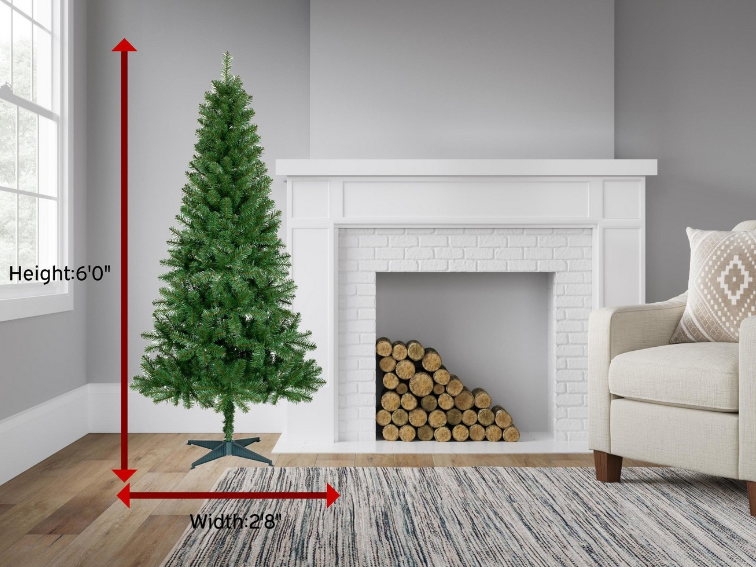 Target.com – 6ft Unlit Slim Artificial Christmas Tree Alberta Spruce Only $24 (Reg $40) + Free Shipping!