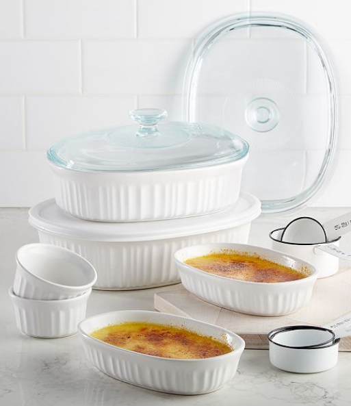 Macy’s.com – French White 10-Pc. Bakeware Set Only $17.99, Reg $79.99 + Free Shipping With Beauty Item Purchase