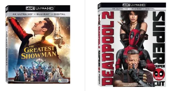 Target.com – The Greatest Showman, Jurassic World, DeadPool 2 And More 4K UHD Blu-ray Only $9 (Regularly $25) + Free Shipping!