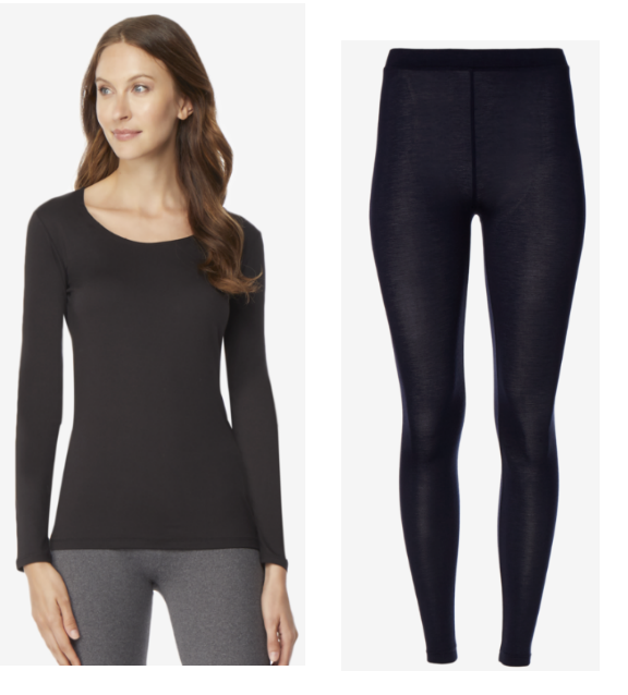 Heat Base Layer Scoop Neck Top OR Legging Only $5.99, Reg $20 + Free Shipping On ALL Orders!