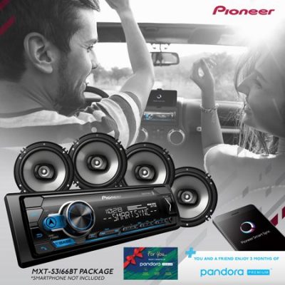 Walmart – Pioneer 2018 Digital Media Receiver & Speaker Holiday Bundle with Pandora Premium Trial Only $79.99 (Reg $109.99) + Free 2-Day Shipping