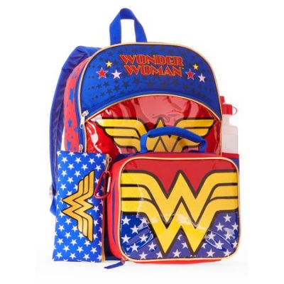 Walmart – Wonder Woman 5-Piece Backpack Set with Lunchbag Only $8.88 (Reg $14.88) + Free Store Pickup