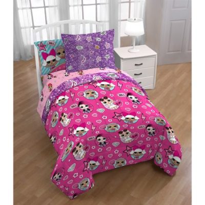 Walmart – L.o.l. Surprise! Glamour Girls Kids Bedding Set With Bonus Tote, Twin Only $29.98 (Reg $39.98) + Free Store Pickup