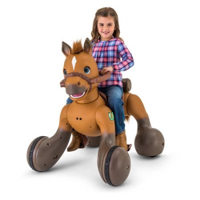 Walmart -12-Volt Rideamals Scout Pony Interactive Ride-On Toy by Kid Trax Only $298.00 (Reg $398.00) + Free Shipping