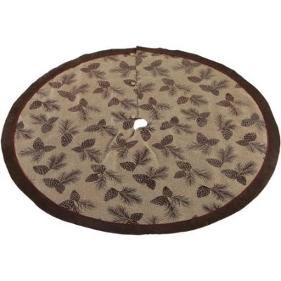 Walmart – Holiday Time Premium 56-Inch Diameter Tree Skirt with Lodge Pinecone Detailing Only $14.99 (Reg $36.00) + Free Store Pickup