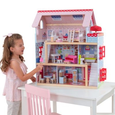 Walmart – KidKraft Chelsea Doll Cottage with 16 accessories included Only $59.99 (Reg $79.00) + Free Shipping