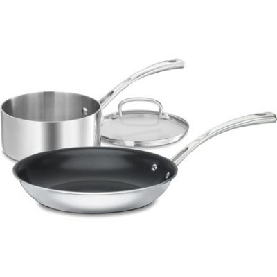 Walmart – Cuisinart French Classic 3 Piece Non-Stick Cookware Set Only $29.99 (Reg $99.99) + Free Store Pickup