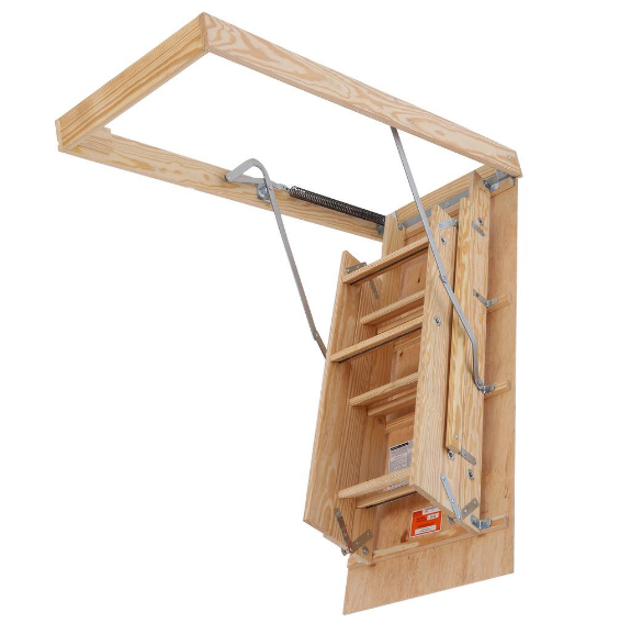 HomeDepot.com – Louisville Ladder Premium Series Wood Attic Ladder Only $88.70, Reg $104.00 + Free Shipping!