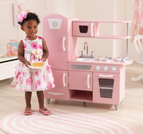 Walmart.com – KidKraft Vintage Play Kitchen in Pink Only $69.88, Reg $129.35 + Free Shipping!