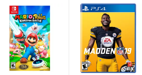 FREE $50 Target Gift Card w/ Purchase of Two Video Games (Mario + Rabbids Kingdom Battle, Madden NFL 19) & Lots More