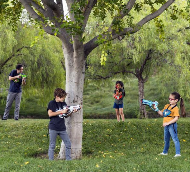 Set of Four Interactive Laser Tag Blaster Toys w/ Vests Only $64.99 Shipped (Regularly $200)