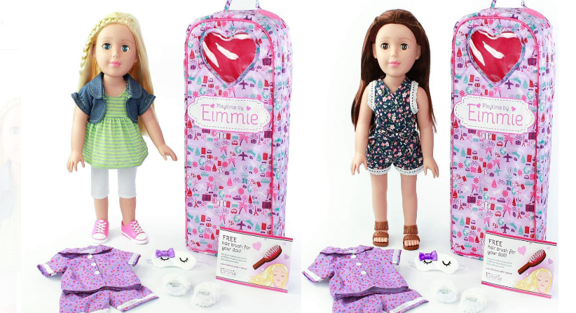 Playtime By Eimmie – Eimmie or Allie Doll w/ Backpack & Clothing Only $19.99, Reg $50 + Free Shipping!