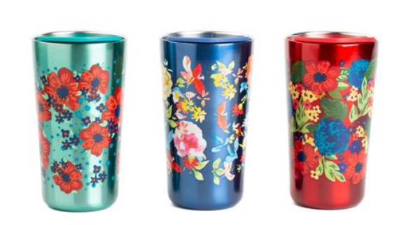 Walmart.com – The Pioneer Woman (Set of 3) 18oz Stainless Steel Floral Tumblers Only $9, Reg $15 + Free Store Pickup!