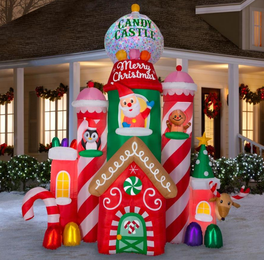 Lowe’s – 50% Off Christmas Clearance – 4-ft Lighted Santa Christmas Inflatable Only $9.99, Reg $19.98!