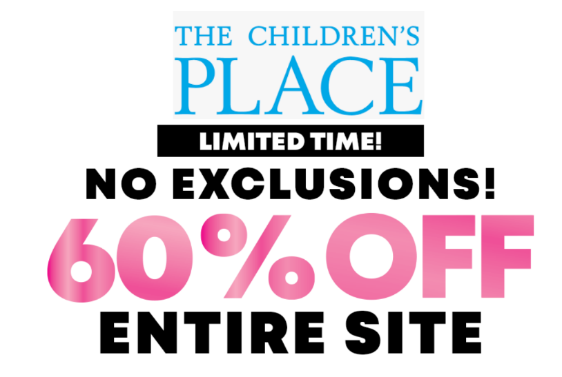 The Children’s Place – 60% Off Sitewide + Free Shipping!