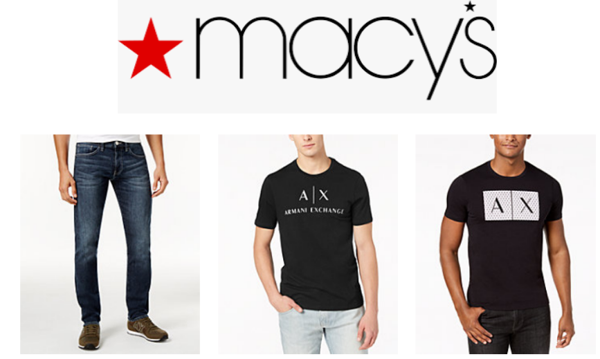 Macy’s.com – 40% Off Armani Exchange Items + Up To $25 Rebate!