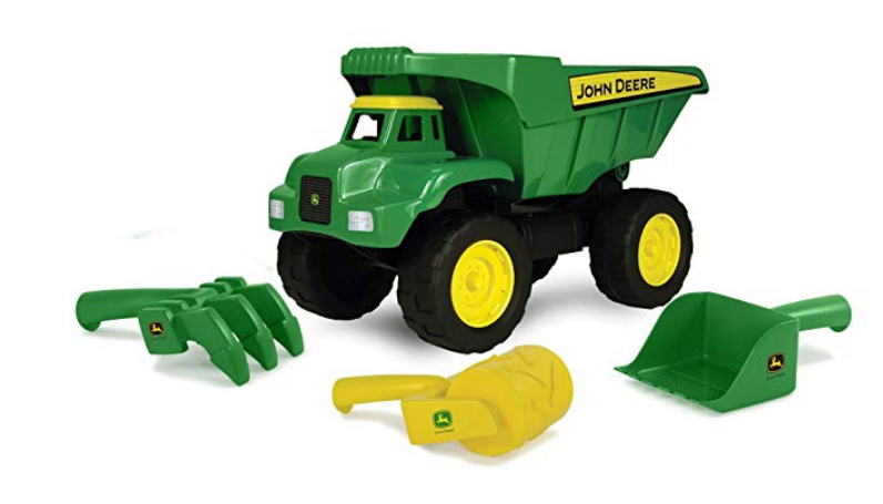 Amazon – John Deere 15″ Big Scoop Dump Truck with Sand Tools Only $10.46, Reg $24.99 + Free Shipping!