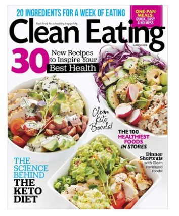 Clean Eating Magazine – Six Months Print Subscription Only $5.60 Delivered