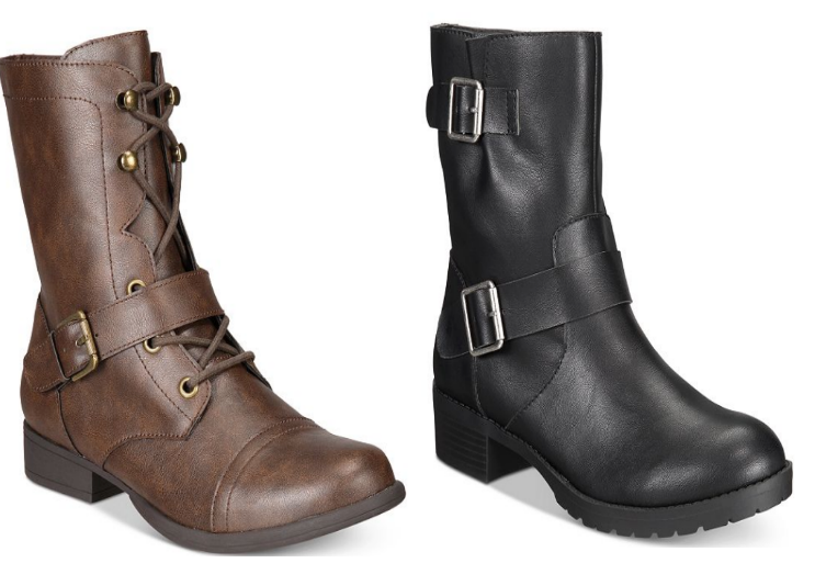 Macy’s.com – American Rag Women’s Farahh Combat Booties (Black or Brown) $12.50 + Free Store Pickup!