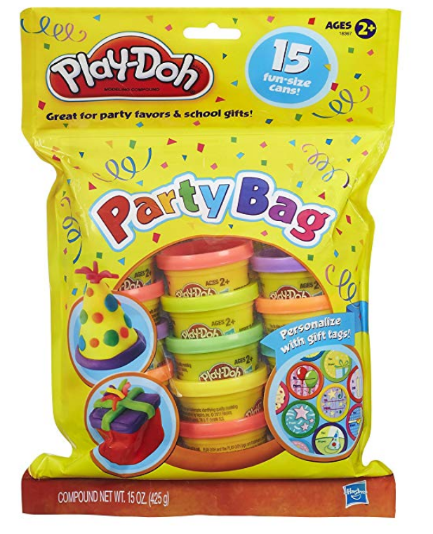 Amazon – Play-Doh Party Bag Dough (15 Count) Only $4.49, Reg $5.99 + Free Shipping!